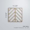 Ekena Millwork Small Genoa Decorative Fretwork Wood Wall Panels, Walnut, 11 3/8"W x 11 3/8"H x 3/8"T WALW12X12X0375GNAWA - alternate 6